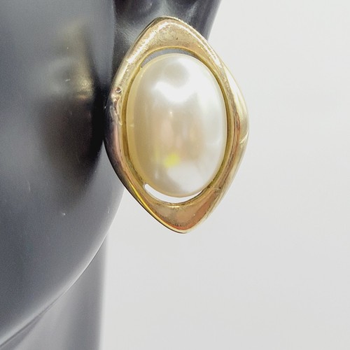 Faux pearl gold - pearl, marquis