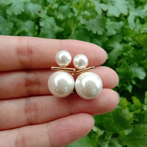 5mm 14mm cream white sea - white,